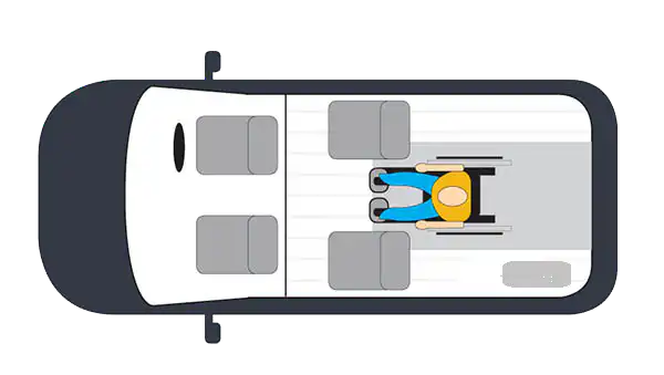 Small WAV 2 Rear Seats Winga