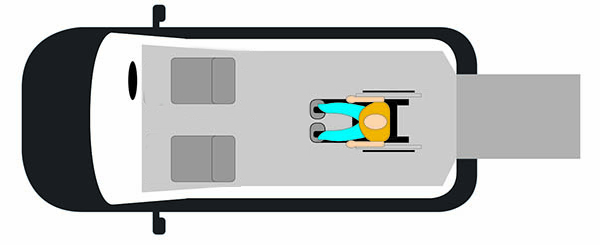 Seating Plan F2 R Wheelchair