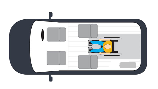 Small WAV 2 Rear Seats Winga